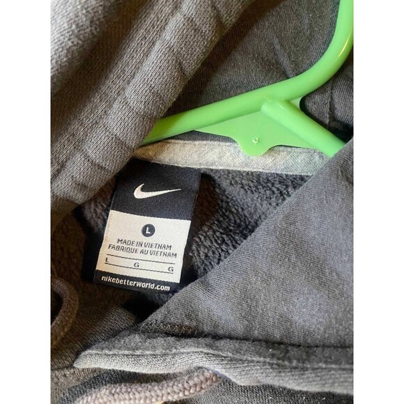 Vtg Nike Chicago Cubs Cursive Pullover Mens L Center Swoosh Hoodie Y2K Baseball - Picture 5 of 9